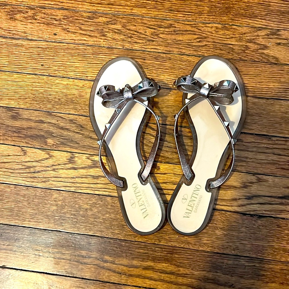 Valentino Garavani Fong jelly, studded sandal I have shoebox and shoe bag.